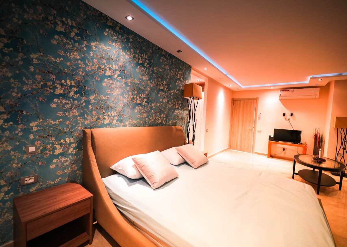 Licht im Schlafzimmer