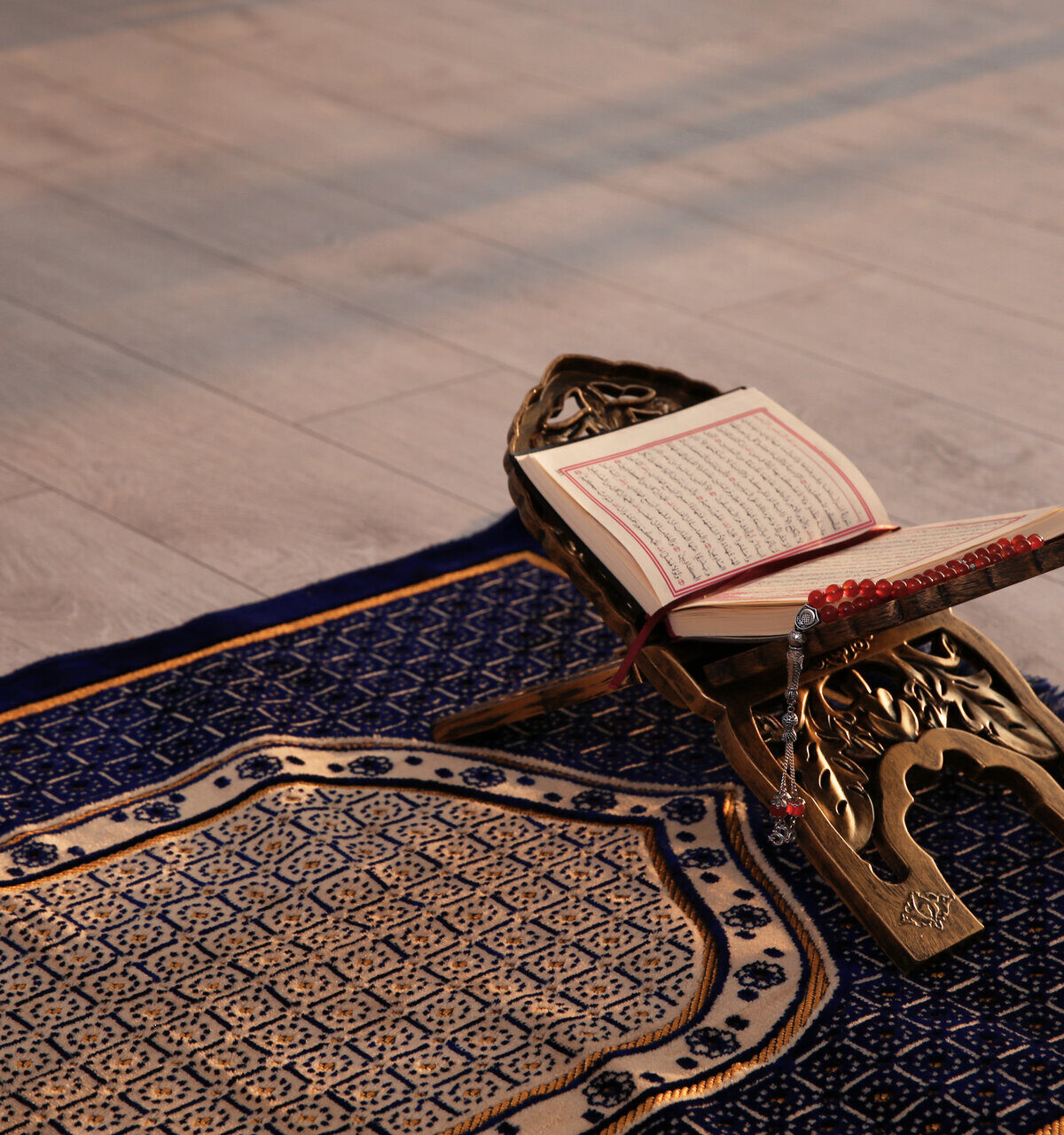 Gebetsteppich mit Namen